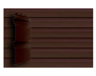 фото Сайдинг Корабельная доска Grand Line Acryl темный дуб (3,0м)