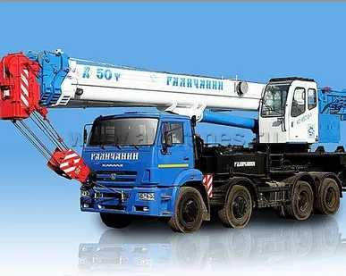 фото КС-65713-1 автокран 50т. КАМАЗ-65201 стрела ОВОИД 34,1м.