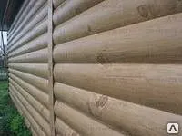 Фото №0 Металлический сайдинг под бревно