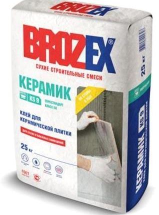 Фото №0 Клей для плитки KS 9 Керамик Brozex 25кг