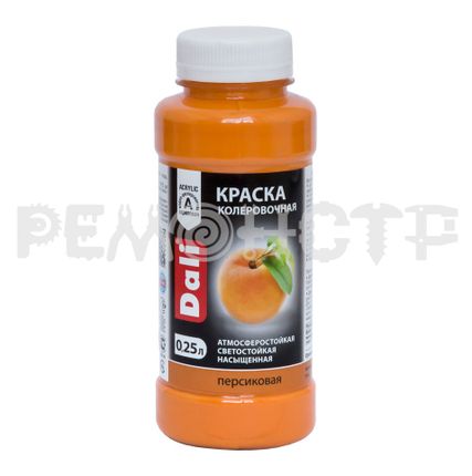 Фото №0 Колер  0,25л РОГНЕДА 'DALI' персик (12) экк П