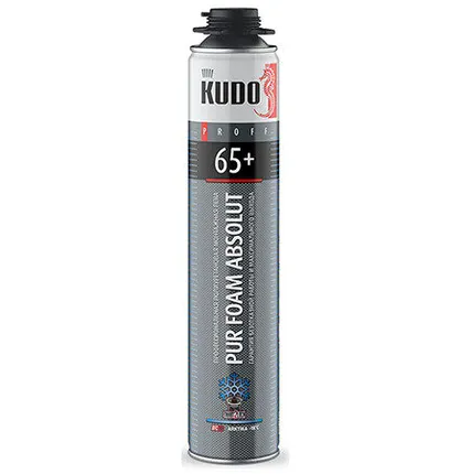 Фото №0 Пена монтажная KUDO 65+ PROFF ABSOLUT, летняя, 1000 мл