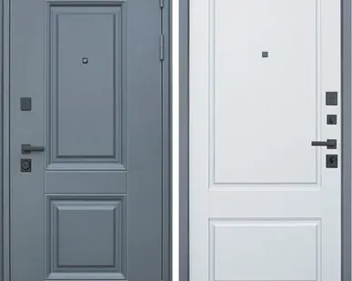 фото Входная дверь Ювентус муар серый-Капучино АСД