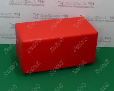 фото Банкетка прямоугольник 670х330х360мм, цвет красный, BN-001красный
