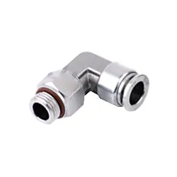 Фото №0 SSL08-G01 - Фитинг цанговый угловой из нержавеющей стали наруж. резьба G1/8" под трубку 8мм