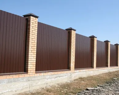 фото Профнастил на забор