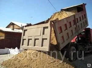 фото Доставка песка в городе