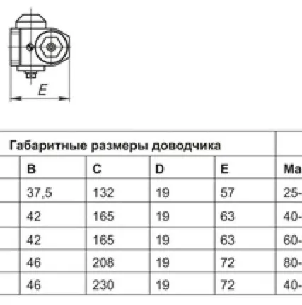 Фото №0 Доводчик дверной Fuaro (Фуаро) DC-203 BR до 65 кг (коричневый)