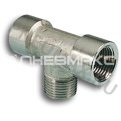 Фото №0 11212 - Фитинг - тройник внутр. резьба G1/2" - наруж. резьба R1/2" - внутр. резьба G1/2"