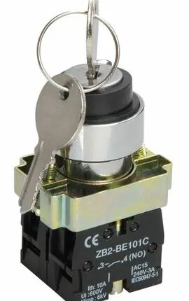 Фото №0 Переключатель LAY5-BG45 на 2 положения с ключом без ф...