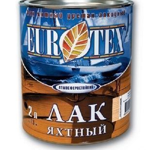 фото Eurotex лак яхтный 0,75л