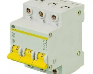 фото Выключатель автоматический ВА47-29 3Р 20А 4,5кА х-ка С ИЭК