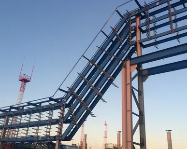 фото Опоры кабельной эстакады