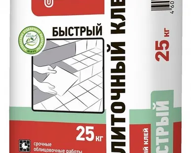 фото Плиточный клей "Старатели" Быстрый,25 кг