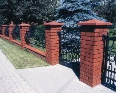 фото Колпак для забора на столб Медуза 45х45х10,5
