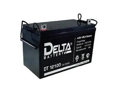фото Аккумулятор DT 12100 АКБ DT (Delta) 100 Ач (с.с. до 5 лет)