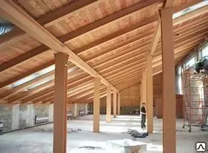 фото Огнезащитная обработка деревянных конструкций