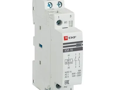 фото Контактор модульный КМ 16А 2NО (1 мод.) EKF km-1-16-20
