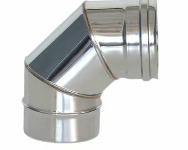 фото Дымоходы Теплов и Сухов Отвод 87* ОМ-Р 430-0.8 D200 (3S)