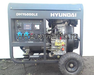 фото Генератор hyundai DHY6000LE в аренду посуточно Недорого