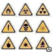 Фото №0 Знак "Направляющая стрелка" 150х150мм