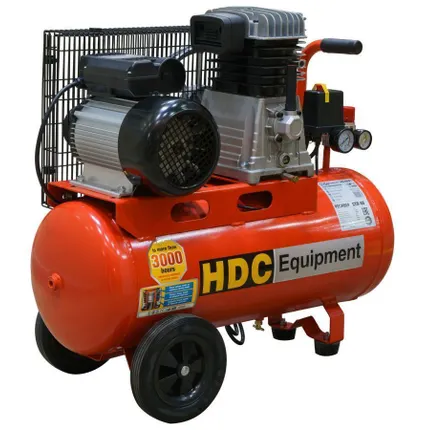 Фото №1 Компрессор ременной HDC HD-A051, 400 л/мин, ресивер 50 л, 10 Бар, 220 В