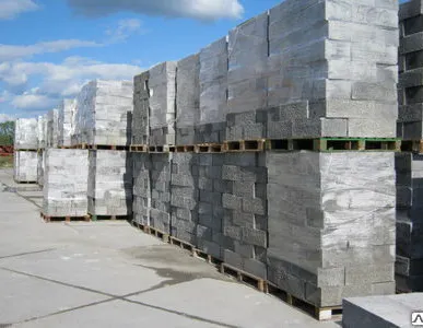 фото Полистиролбетонный блок D400 200x300x600 мм