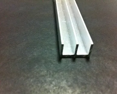 фото Профиль Ш-образный алюминиевый 15,6х8,8х1,2 ал266 6 м