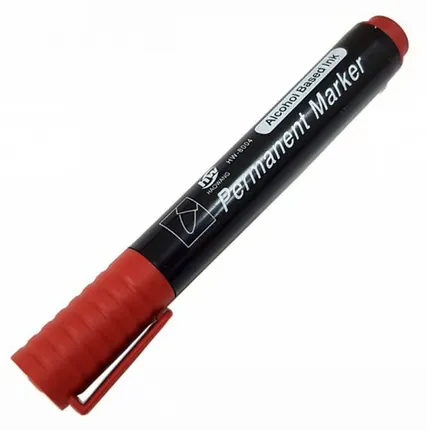 Фото №0 Маркер строительный красный