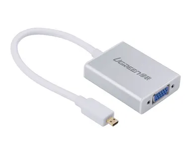 фото Преобразователь сигнала microHDMI в VGA+Аудио UGreen UG-40222