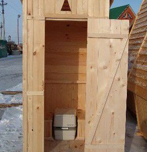 фото Туалет деревянный