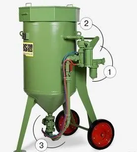 фото Аппарат пескодробеструйный DBS-100RC c дистанционным управлением (Contracor