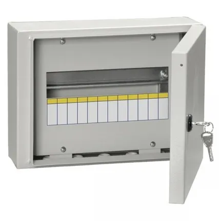 Фото №0 ЩРн-12з-0 У2 IP54 (MKM11-N-12-54-Z) Щит распределительный навесной с замком