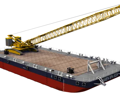 фото Понтоны для кранов аренда