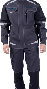 фото Куртка ТУРБО SAFETY летняя, т.серая-черная