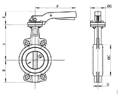 фото Затворы дисковые, различные параметры