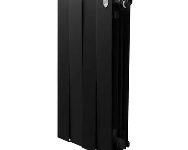 фото Дизайнерский радиатор биметаллический Royal Thermo Piano Forte 500/Noir Sable 500/4 секции, 0,75 кВт