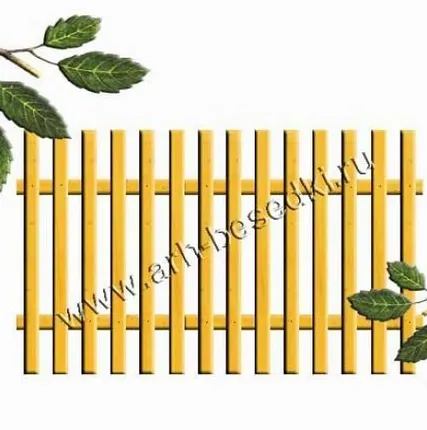 Фото №0 Забор деревянный