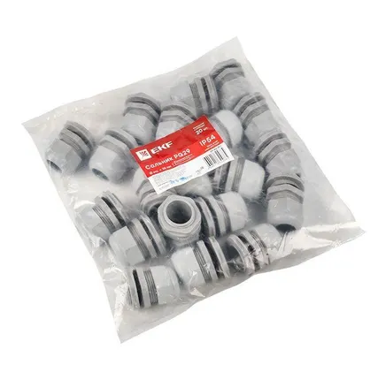 Фото №4 Сальник PG29 IP54 d отв. 36мм/d провод. 18-25мм PROxima EKF plc-pg-29-r