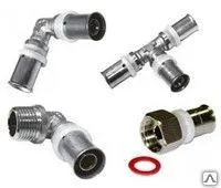 Фото №0 Пресс фитинг Vtm прямой нар.резьба 20//3/4