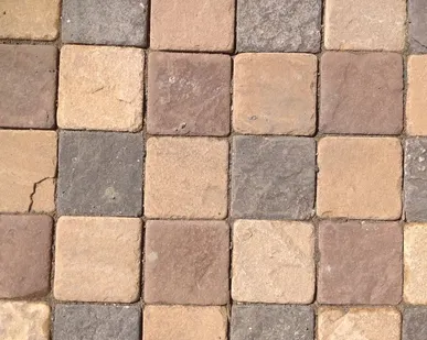 фото Укладка брусчатки каменной