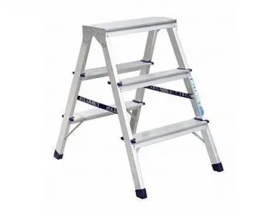 фото Алюминиевая стремянка двухсторонняя Алюмет AD 7203