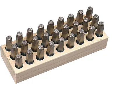 фото Клеймо буквенное Зубр "Профи" латинский шрифт 6мм (21505-06_z01)