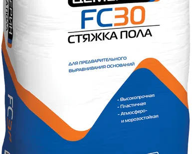 фото Смеси для полов Цемерин FC 30, 25 кг
