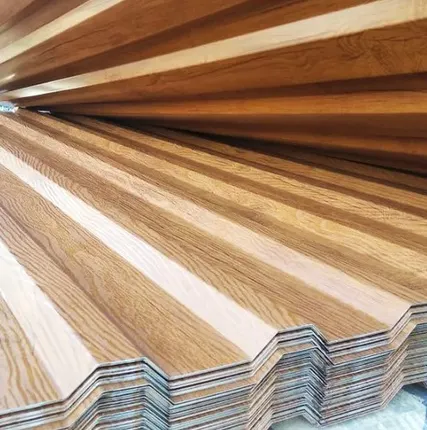 Фото №0 Профнастил МП-20 0,5 Printech Aspen 3D (Осина 3D wood)