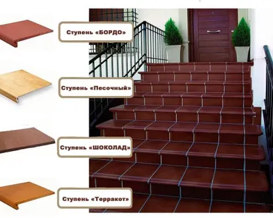 фото Клинкерные ступени, плитка, кирпич