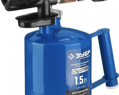 фото Лампа паяльная САМОТЛОР, с чугунным эжектором, 1,5 л 40650-1.5_z02 ЗУБР