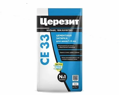 фото Затирка Церезит СЕ 33 Comfort белая 5 кг