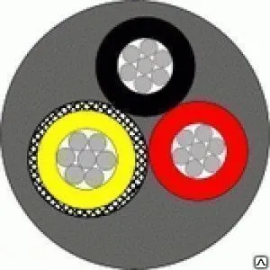 Фото №0 Кабель ШВЭВ 3х0,12, белый (бухта 200м).