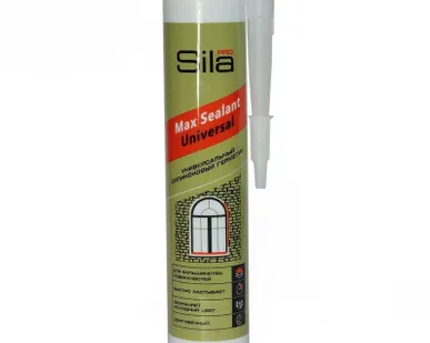 фото Силиконизированый герметик для окон и дверей, белый Max Sealant Silacril Sila Pro 290 мл